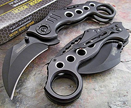 Tac-Force Karambit Knife Grey